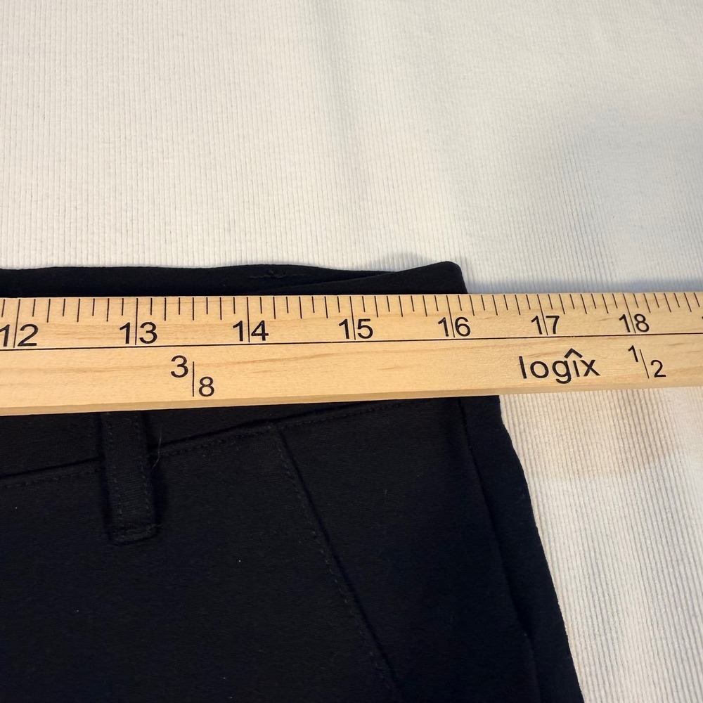 Quince‎ Womens Ultra-Stretch Ponte Straight Leg Pants Black Size L Business Work - Picture 6 of 11